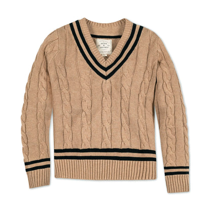 Women's V-Neck Cricket Sweater