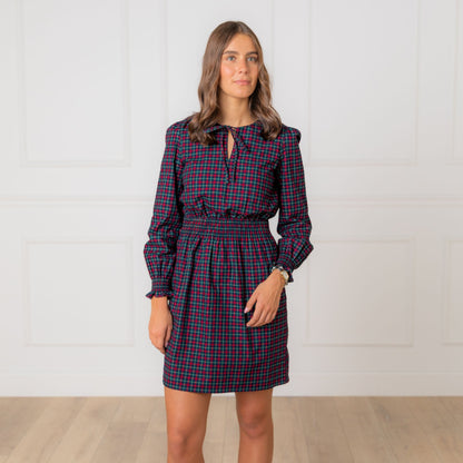 Women's Smocked Keyhole Dress