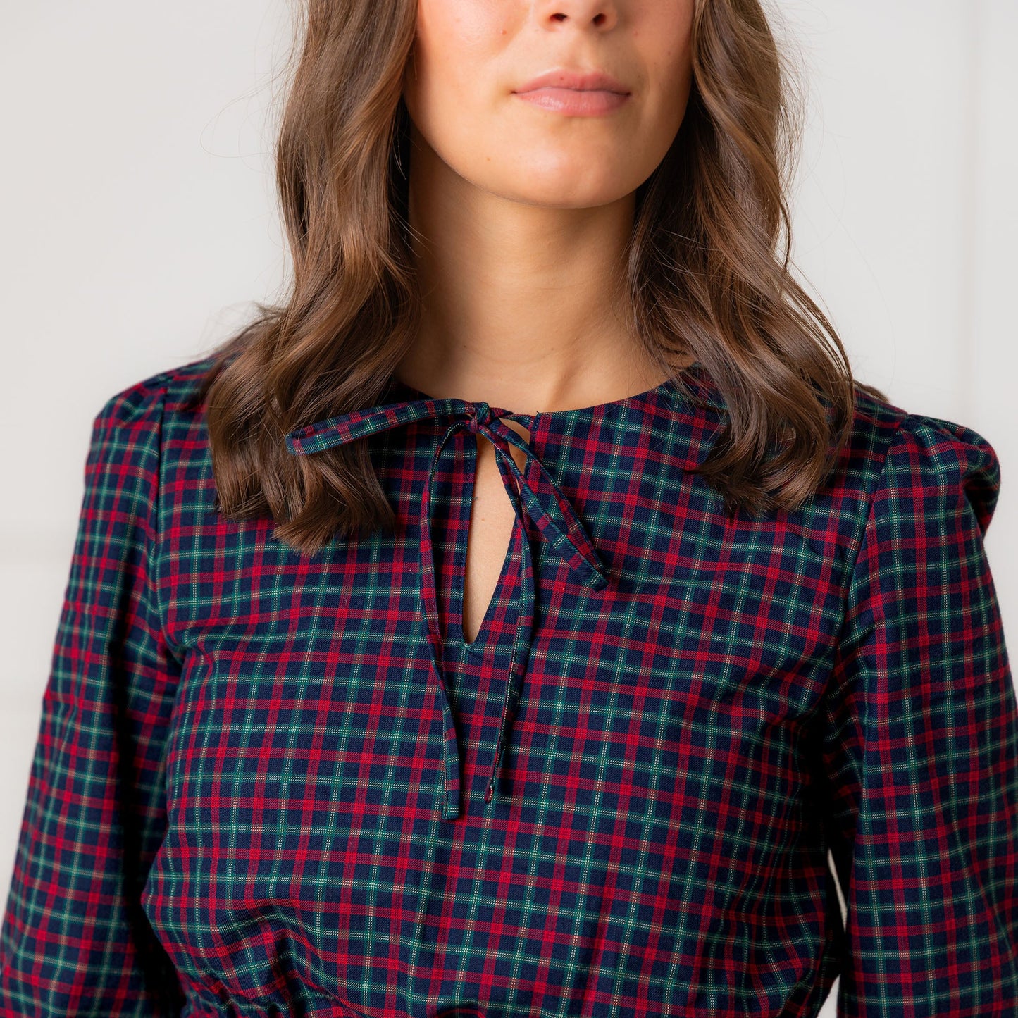 Women's Smocked Keyhole Dress