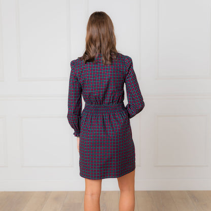 Women's Smocked Keyhole Dress