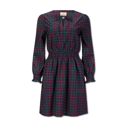 Women's Smocked Keyhole Dress