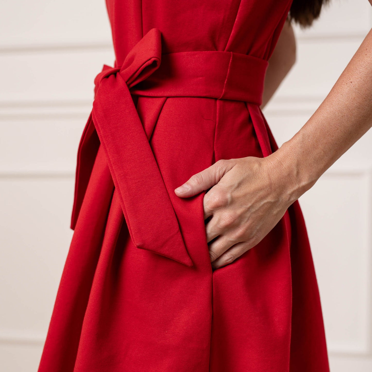 Women's Sleeveless Ponte Skater Dress