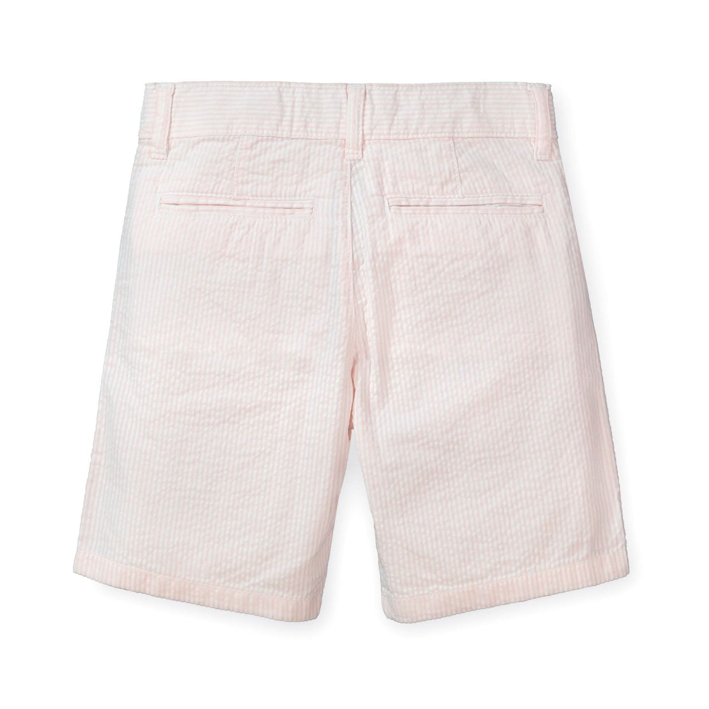 Boys Organic Seersucker Short Classic Pink
