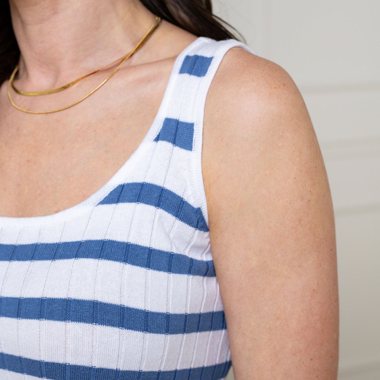 Women's Organic Rib Knit Maxi Dress with Slit