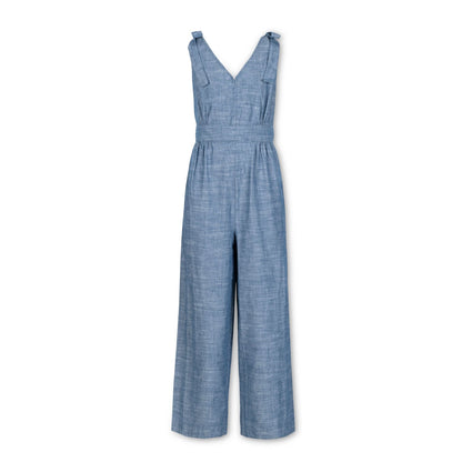 Women's Bow Shoulder Organic Jumpsuit