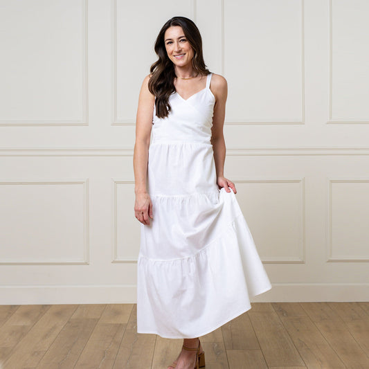 Women's Tiered Wrap Dress