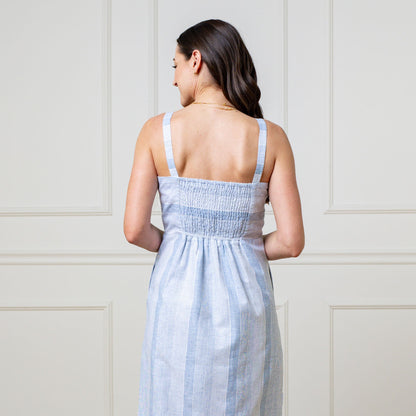 Women's Linen Sheath Dress
