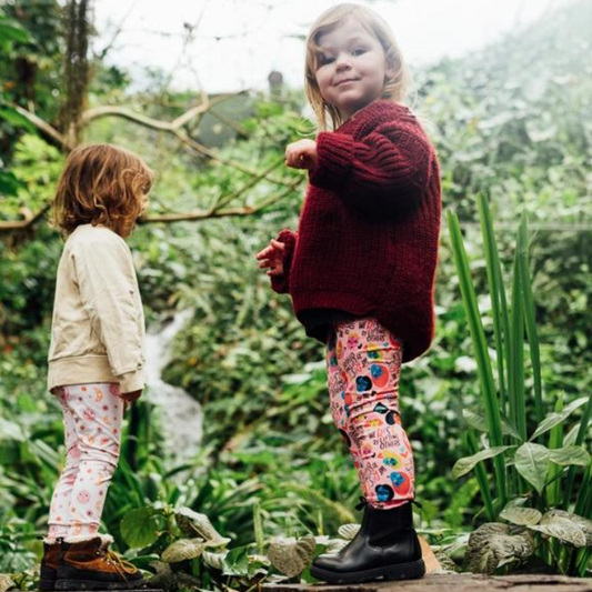 Organic Toddler Leggings - We Rise by Lifting Others