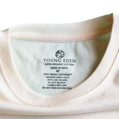 Organic Cotton Toddler Graphic T-Shirt - Just Here for the Snacks