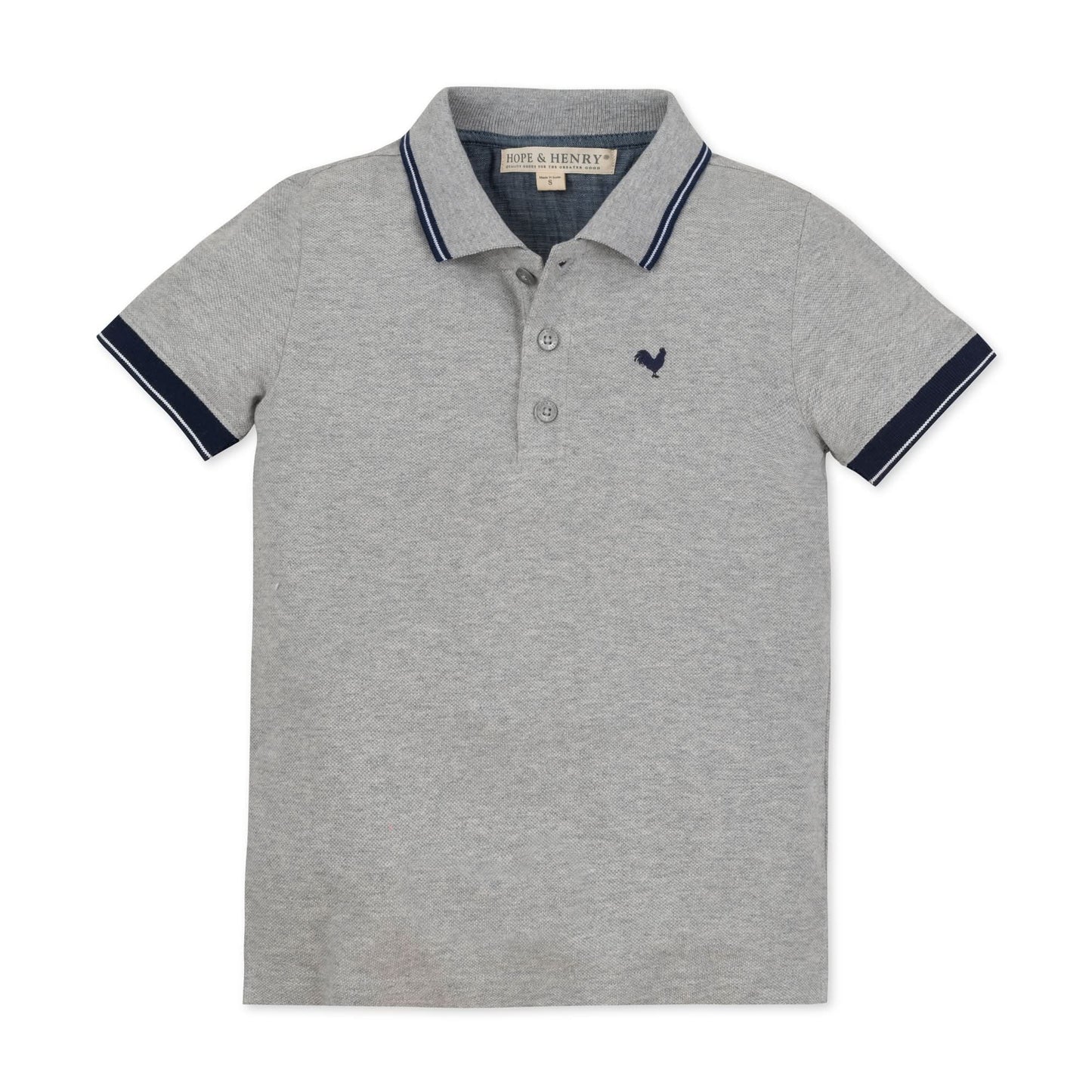 Boys Organic Pique Polo