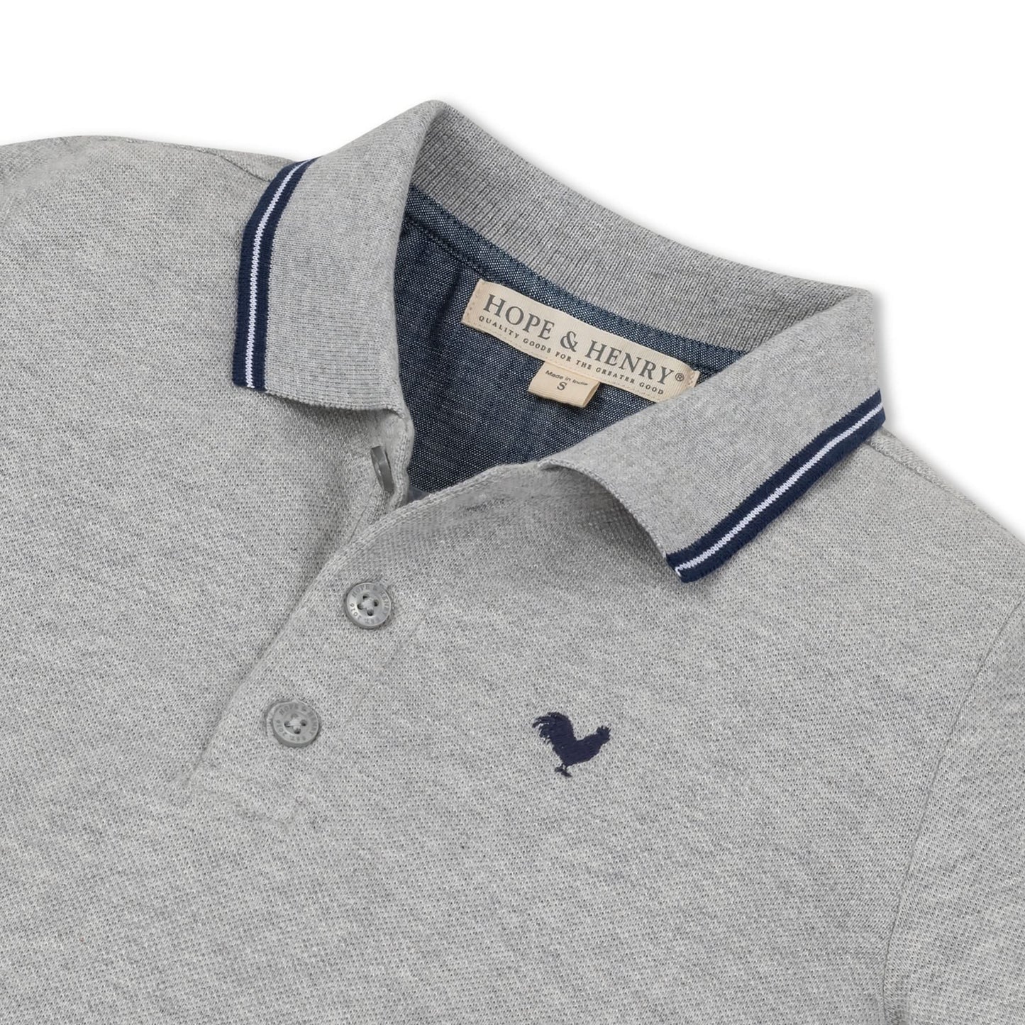 Boys Organic Pique Polo