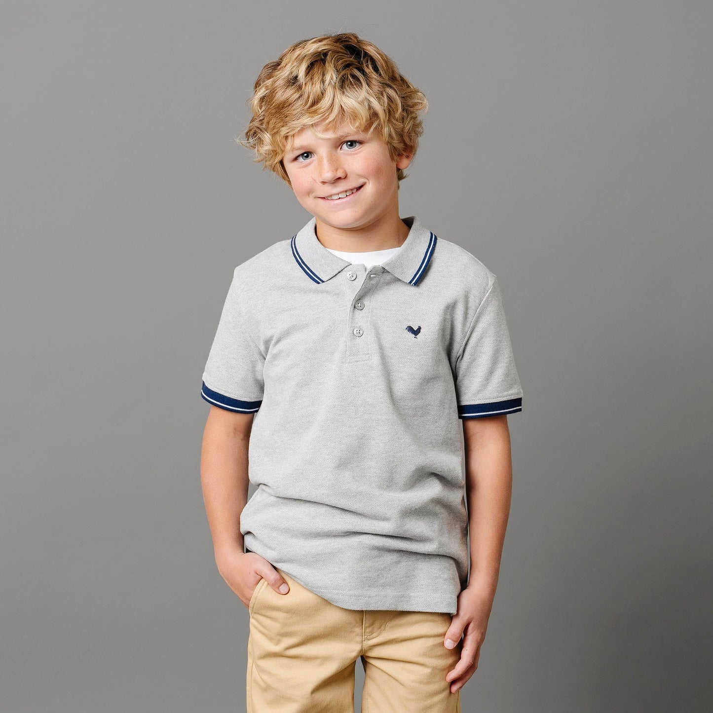 Boys Organic Pique Polo