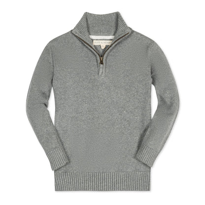 Boys Organic Half Zip Sweater