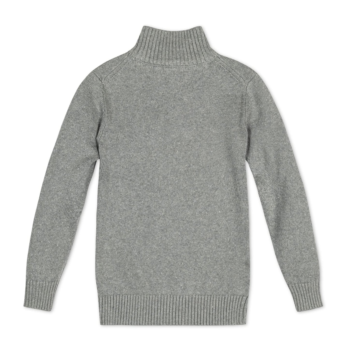 Boys Organic Half Zip Sweater