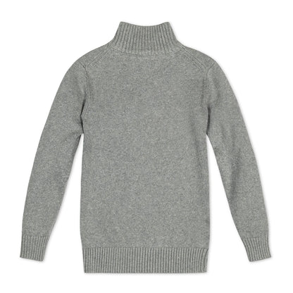 Boys Organic Half Zip Sweater