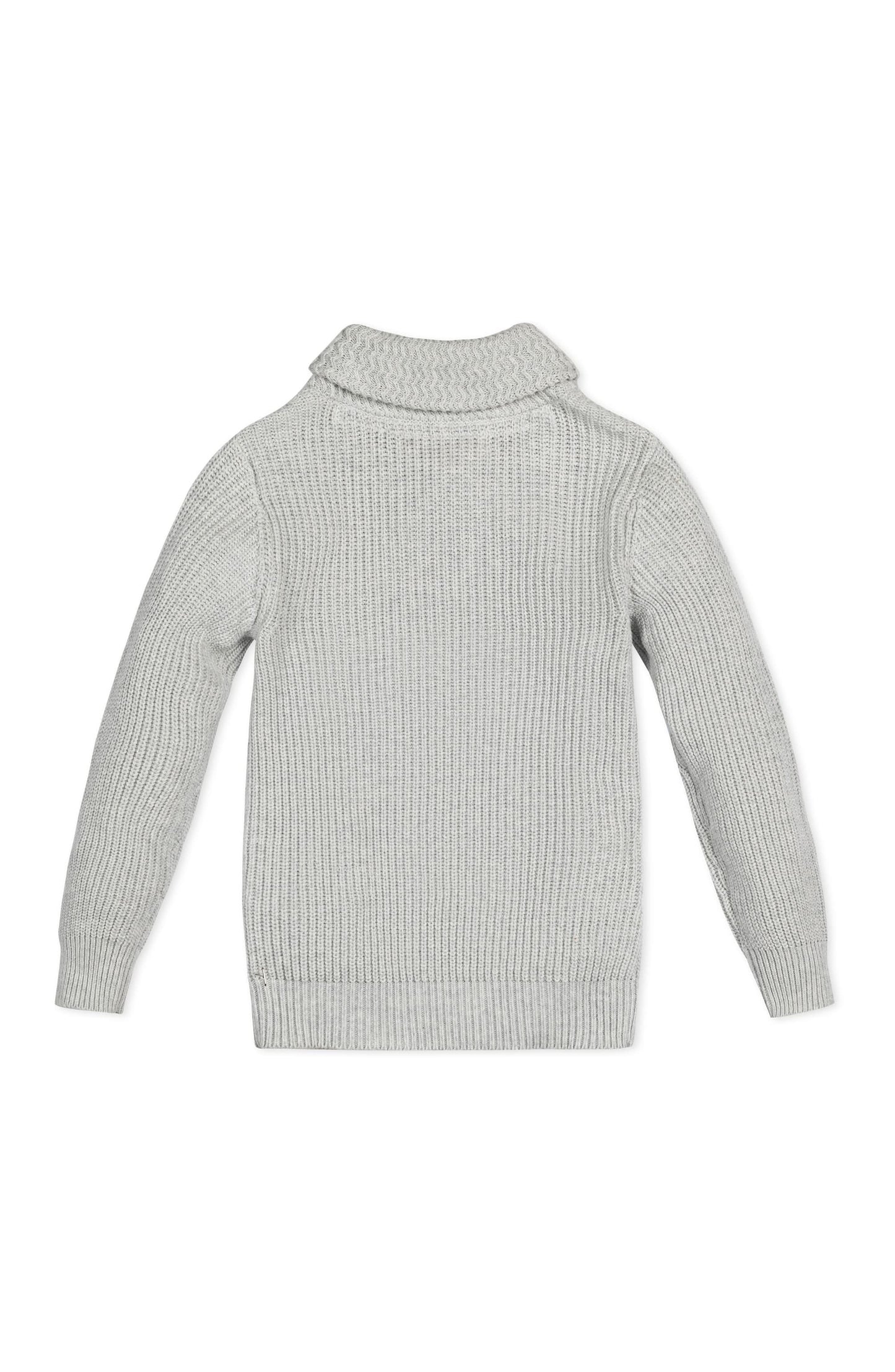 Boys Organic Shawl Collar Sweater