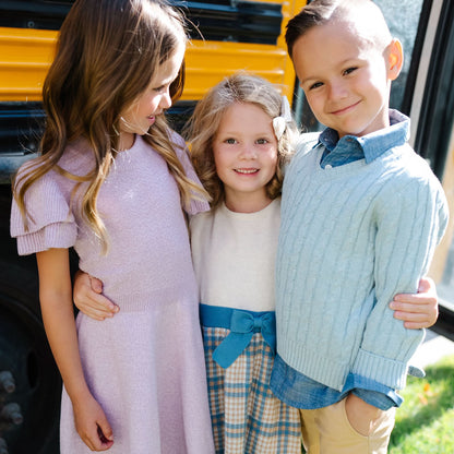 Organic Girls Flutter Sleeve Sweater Dress
