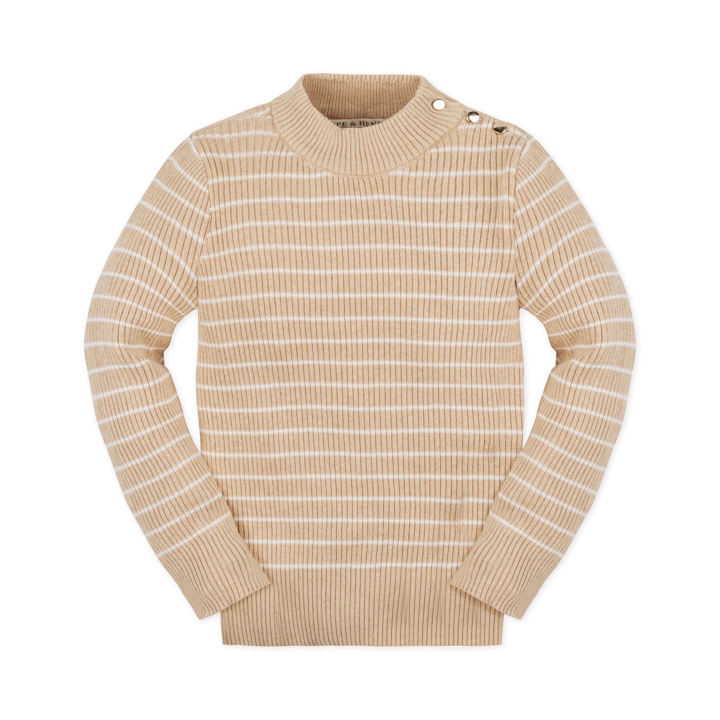 Girls Organic Mock Neck Sweater