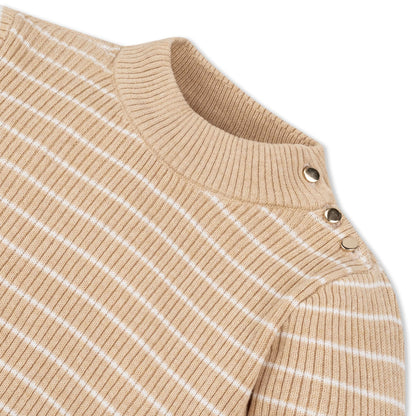 Girls Organic Mock Neck Sweater