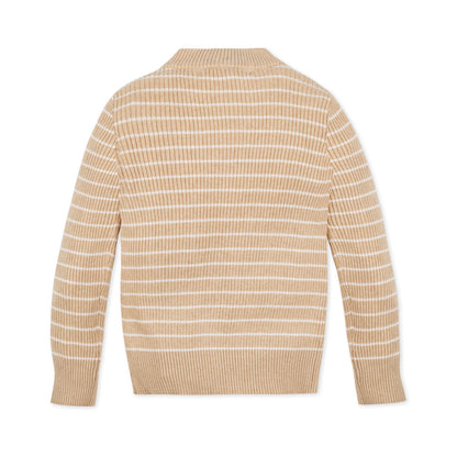 Girls Organic Mock Neck Sweater