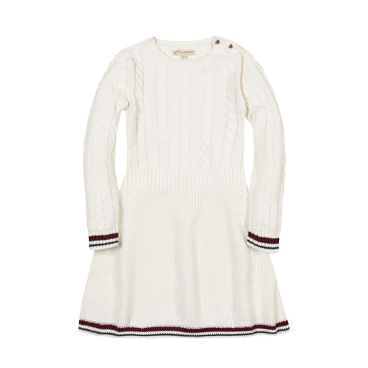 Baby Girl Organic Schoolgirl Sweater Dress