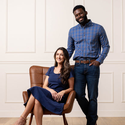 Organic Women's Tie-Waist Knit Dress