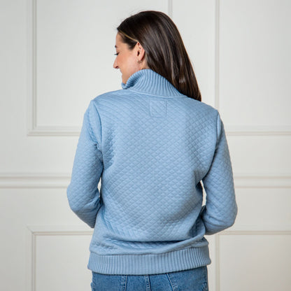 Women's Quilted Half Zip Pullover