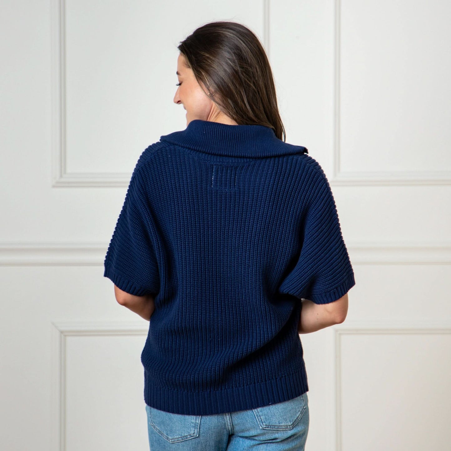 Women's Organic Spread Collar Sweater