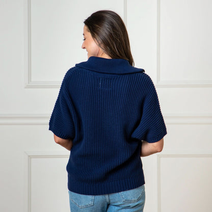 Women's Organic Spread Collar Sweater