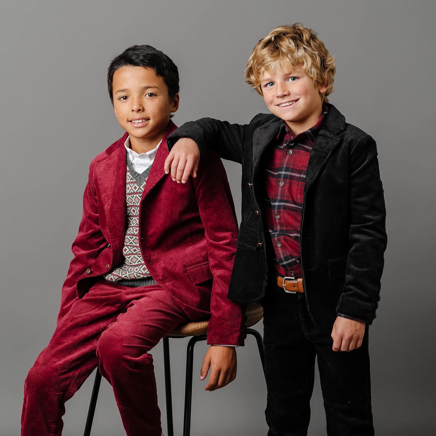 Boys Organic Corduroy Pant - Black