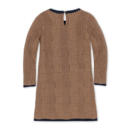 Girls Organic Bow Sweater Dress