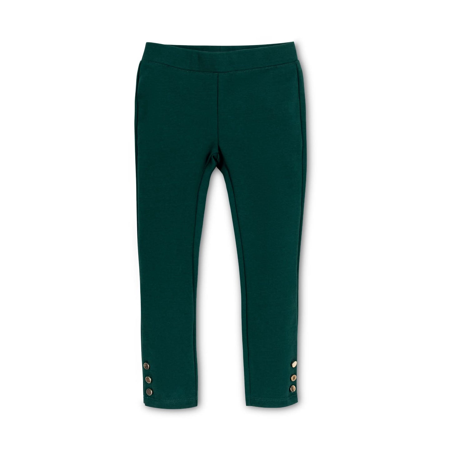 Girls Button Cuff Ponte Pant