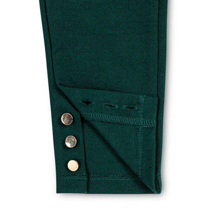 Girls Button Cuff Ponte Pant