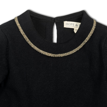 Organic Girls Ruffle Collar Sweater Dress