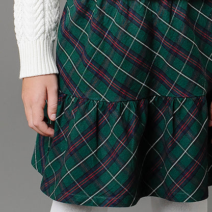 Girls Organic Flounce Party Skirt