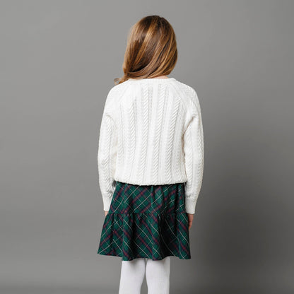Girls Organic Flounce Party Skirt