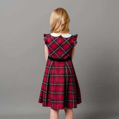 Organic Girls Peter Pan Collar Party Dress