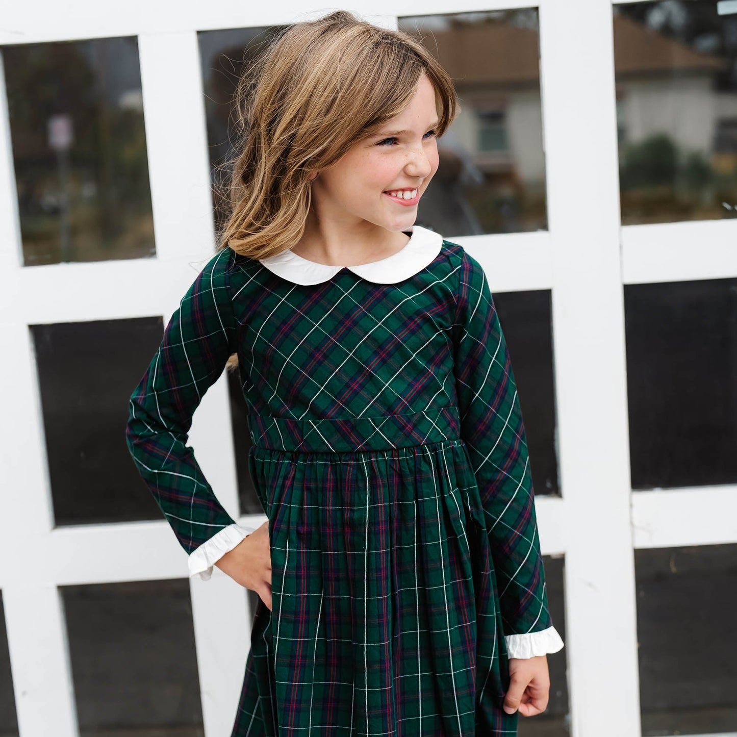 Organic Girls Ruffle Cuff Party Dress