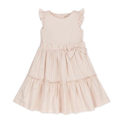 Baby Girl Organic Tiered Sateen Party Dress