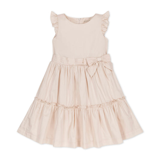 Baby Girl Organic Tiered Sateen Party Dress
