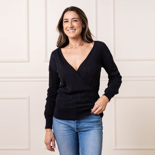 Women's Reversible Wrap Sweater