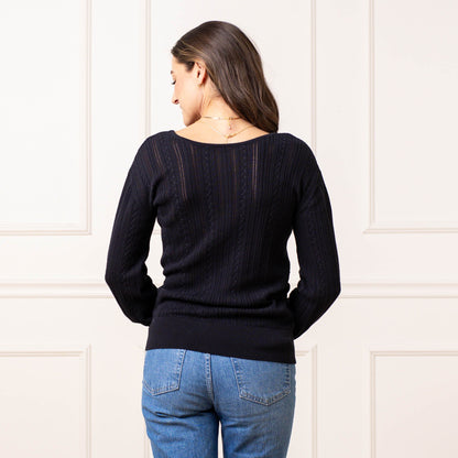 Women's Reversible Wrap Sweater