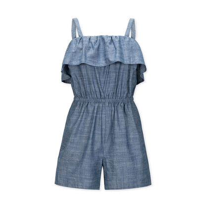 Women's Organic Ruffle Top Romper