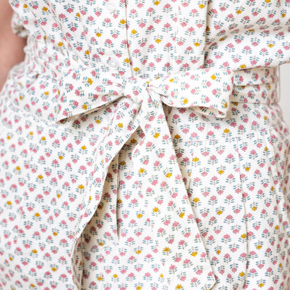 Women's Button Front Halter Romper