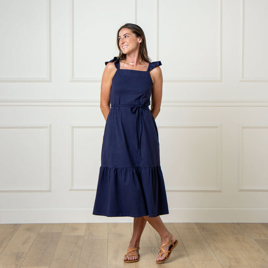 Women's Organic Knit Flounce Dress