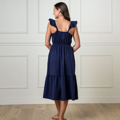 Women's Organic Knit Flounce Dress