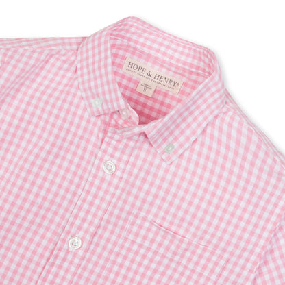 Boys Organic Stretch Poplin Shirt