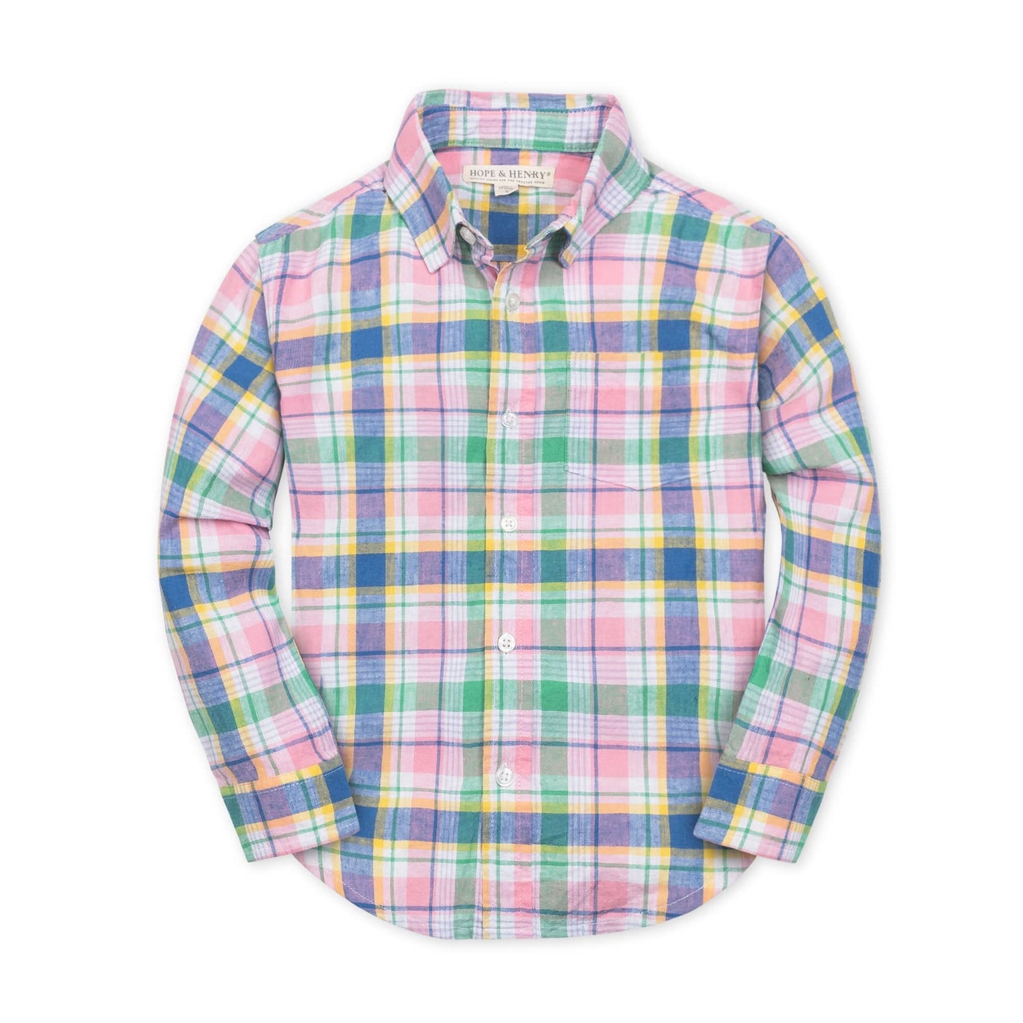 Boys Linen Button Down Shirt