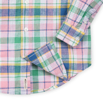 Boys Linen Button Down Shirt