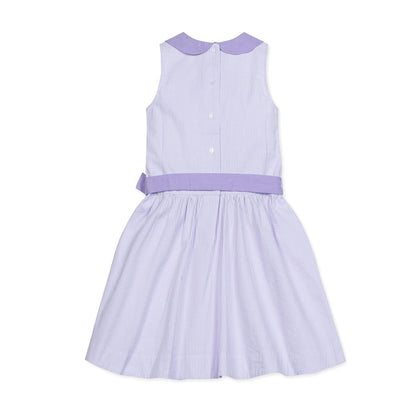 Organic Girls Seersucker Peter Pan Collar Dress